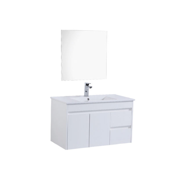 MILANO 900X460MM WALL HUNG VANITY 1T RHD