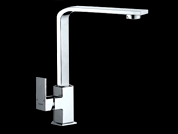 SANTORINI SQE W/LEVER SQ NECK SINK MIXER