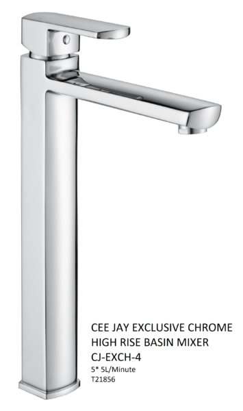 CEEJAY EXCLUSIVE HIGH RISE BASIN MIXER CHROME