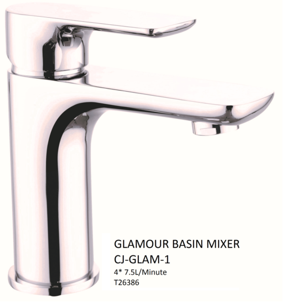 CEEJAY GLAMOUR BASIN MIXER CHROME