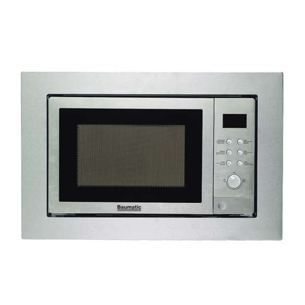 BAUMATIC 600mm BUILT IN MICROWAVE & GRILL 28L