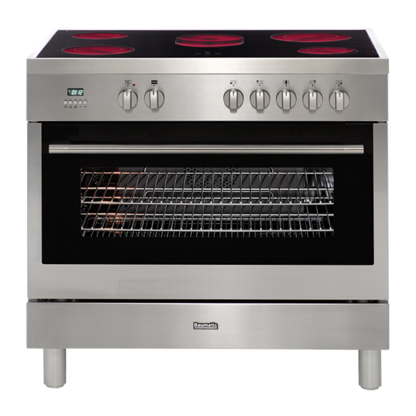 BAUMATIC 900mm CERAMIC COOKTOP UPRIGHT 124L