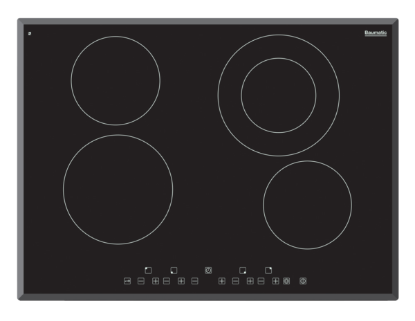 BAUMATIC 700mm ELECTRIC COOKTOP CERAMIC