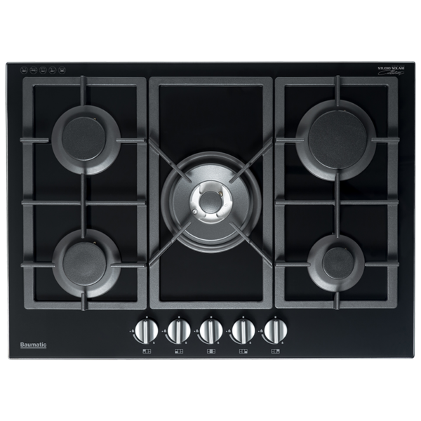 STUDIO SOLARI 700mm 5 BURNER GAS COOKTOP BG