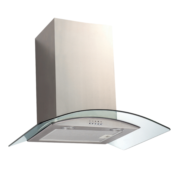 BAUMATIC 600mm CANOPY RANGEHOOD GLASS  S/S