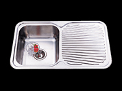 ACL 780x480mm 1 Bowl LH & RH Drain inset sink 1TH