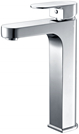 Square high rise basin mixer chrome
