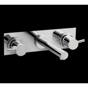 Pin Lever bath set chrome