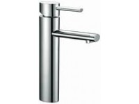 Oval high rise basin mixer chrome