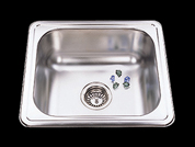 ACL 490x405mm 1 Bowl Inset sink 1TH