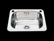 ACL 555x455mm 35L Drop in laundry tub ss