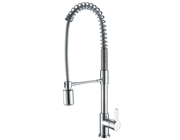 Modern National spring pull-out kitchen mixer s/s