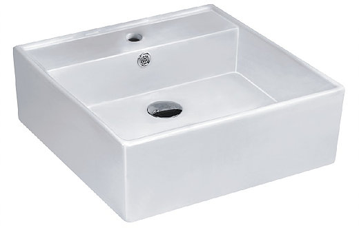 Inspire wall hung/counter top basin 410x410mm