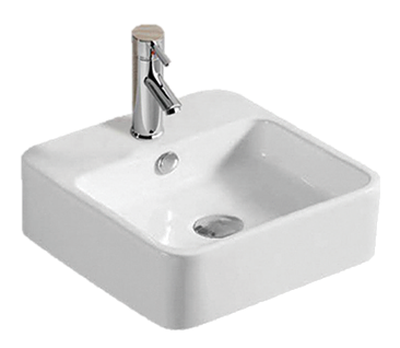 Inspire square above counter basin 380x380mm