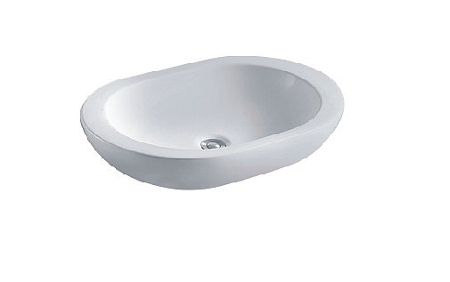 Inspire basin counter top oval 600x415mm