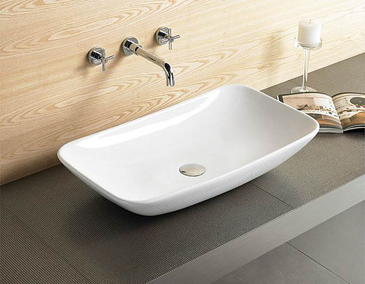 Inspire basin counter top rectangle 695x390mm