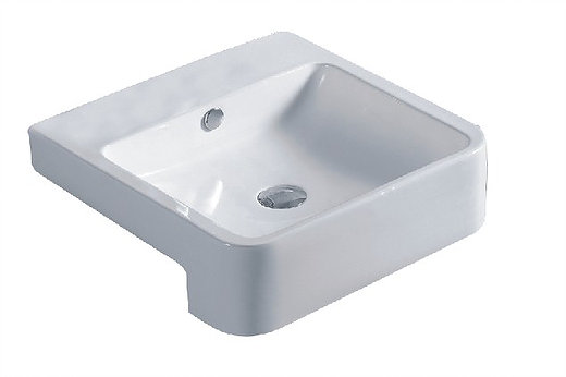 Inspire basin semi recessed 490x490mm
