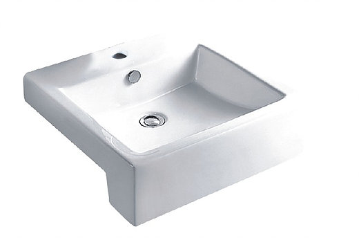 Inspire basin semi recessed 480x480mm