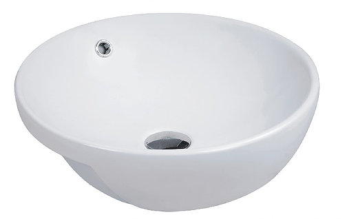 Inspire basin round semi recessed 430x430mm