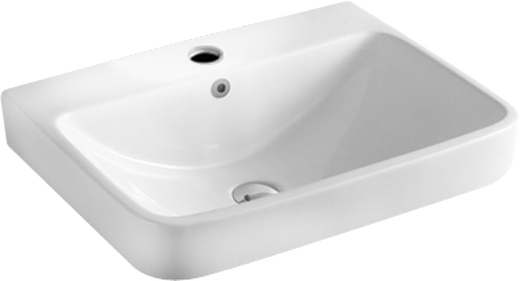 Inspire basin wall/hung counter top rectangle 610x470mm