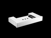 Square soap basket s/steel