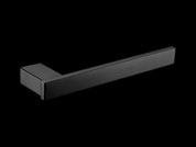 Square hand towel ring black