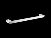 Square single towel rail 810mm s/steel