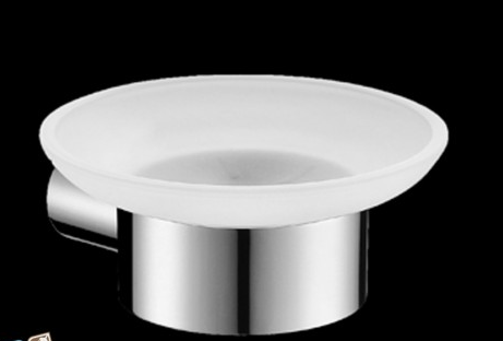 Round soap dish s/steel