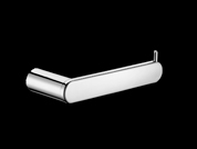 Round toilet roll holder s/steel