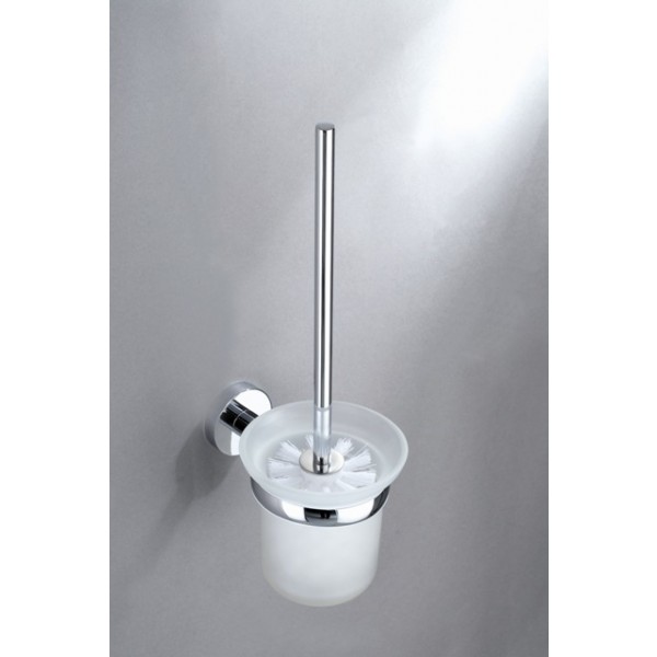 Round toilet brush