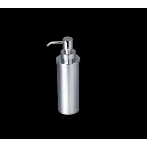 Round deluxe soap dispenser chrome
