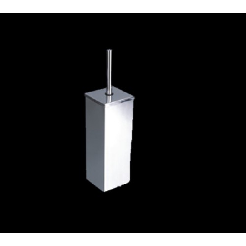 Square toilet brush chrome