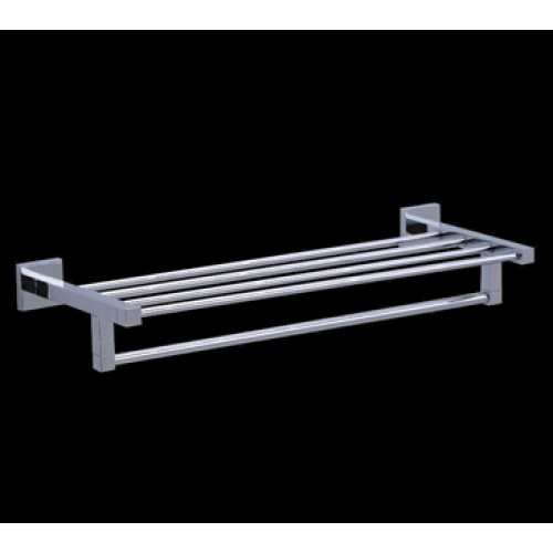 Bath towel shelf
