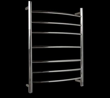 600x800mm 8 bar heated towel rail