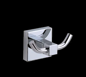 Santorini square double robe hook