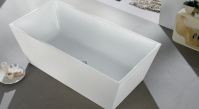 Santorini square freestanding bath 1500mm
