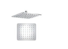 Boss square shower head 250mm s/steel