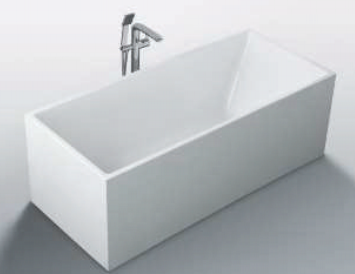 Ceejay 1500mm square multi fit freestanding bath white