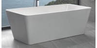 Ceejay 1500mm square freestanding bath white