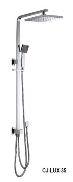 Ceejay luxury square multifunction shower