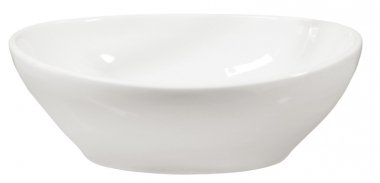Organic oval counter top basin ceramic