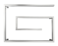 Designer square heated towel g rail