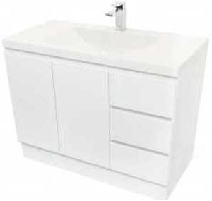Mont Albert 1200 freestanding vanity white