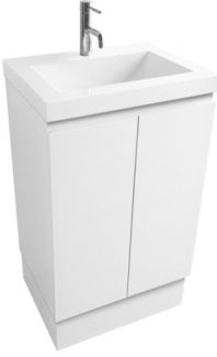 Mont Albert 600 slim freestanding vanity white