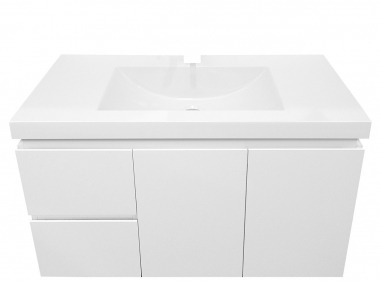 Mont Albert 900 wall hung vanity white