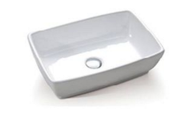 Amazon rectangle ceramic counter top basin