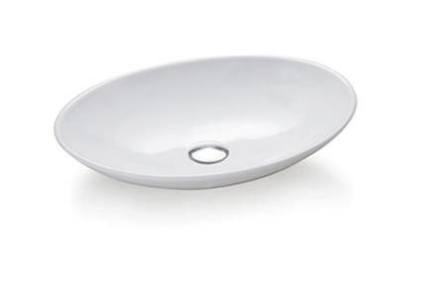 Sarina oval ceramic counter top basin