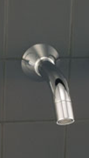 Aspen 165mm bath outlet chrome