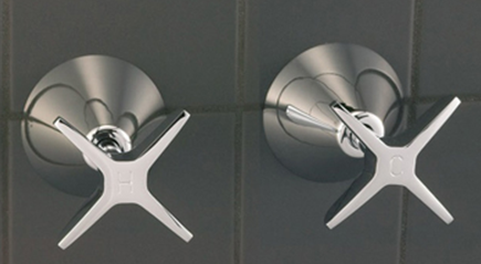 Aspen wall top chrome