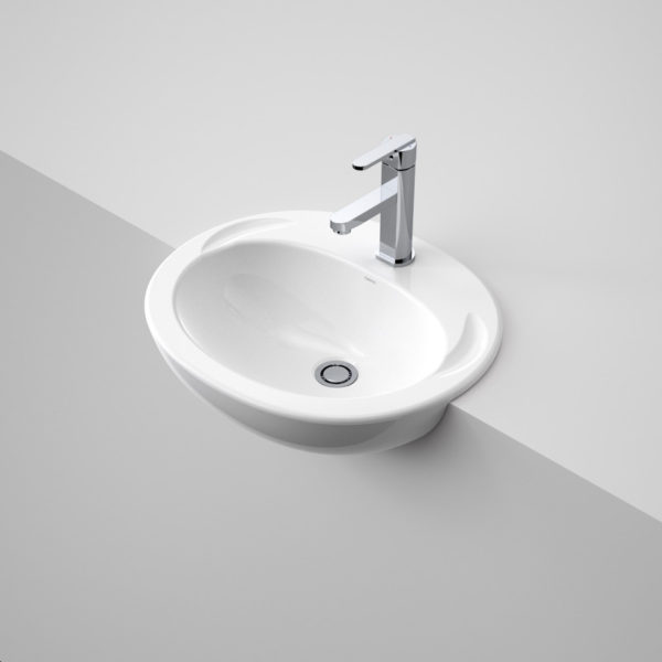 Caroma Concorde 500mm semi recess basin